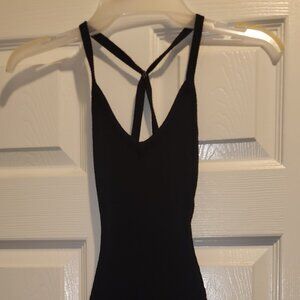 Black sexy maxi dress